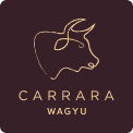 {name=Carrara Wagyu, copy=Below is a sample of our marble score 2-3 Carrara Wagyu range. Carrara Wagyu is renowned for its marbling, inspired by the intricate, feathery patterns found in the world’s finest marble., link=/what-we-do/our-brands/carrara-wagyu} logo